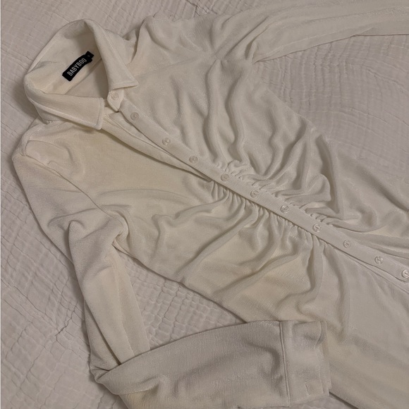 BABYBOO White button down dress - Picture 3 of 4